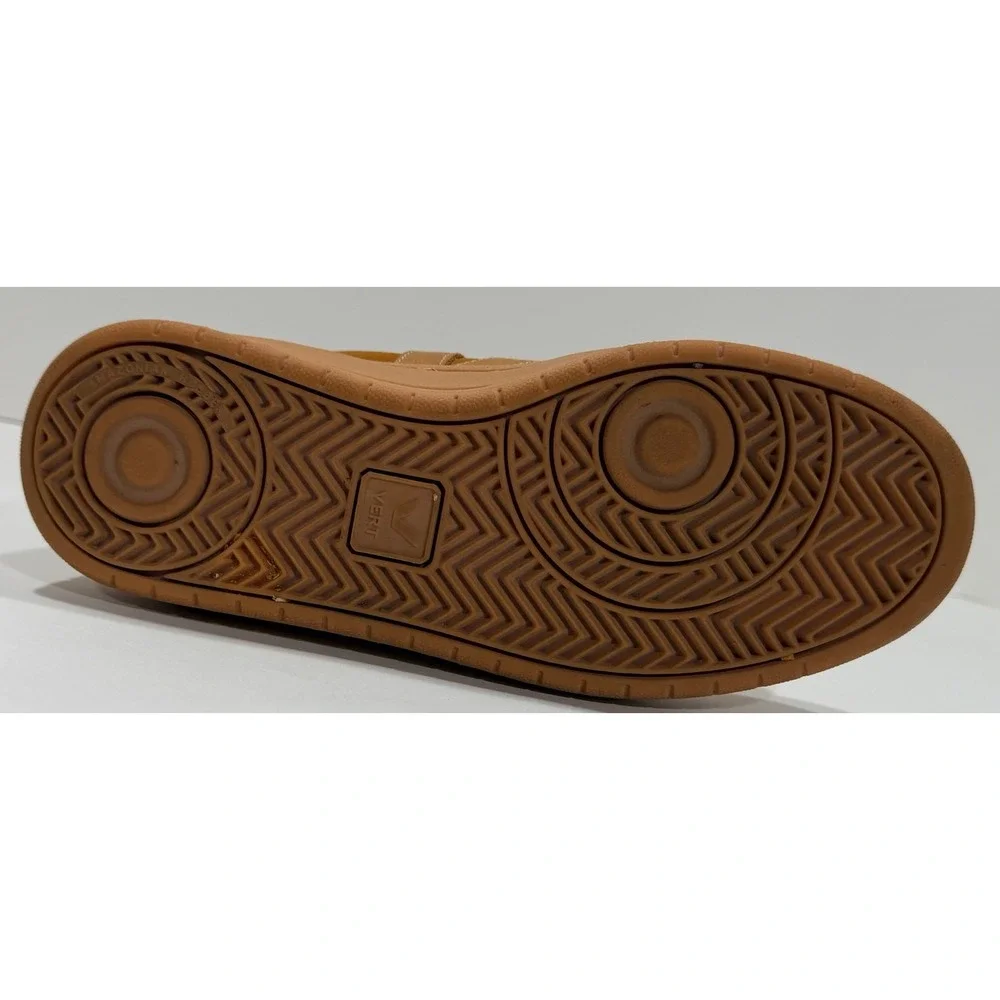 Veja V-15 High Top‎ Sneakers Camel Brown Nubuck Leather Womens Size 8 EUR 39